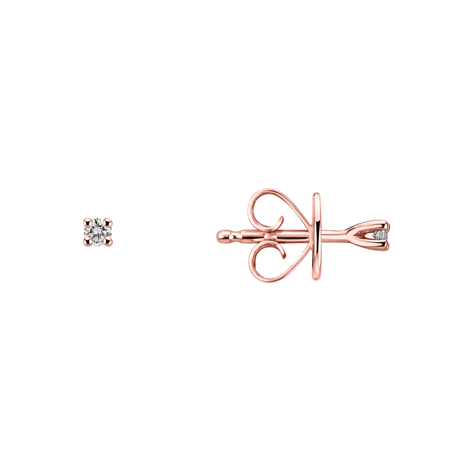 Náušnice s diamantem Star Celebration