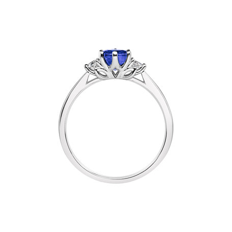 Prsten s tanzanitem a diamanty Midnight Serenity