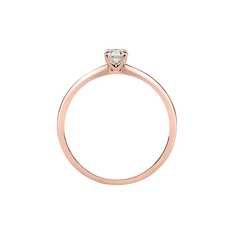 Prsten s diamantem One Love