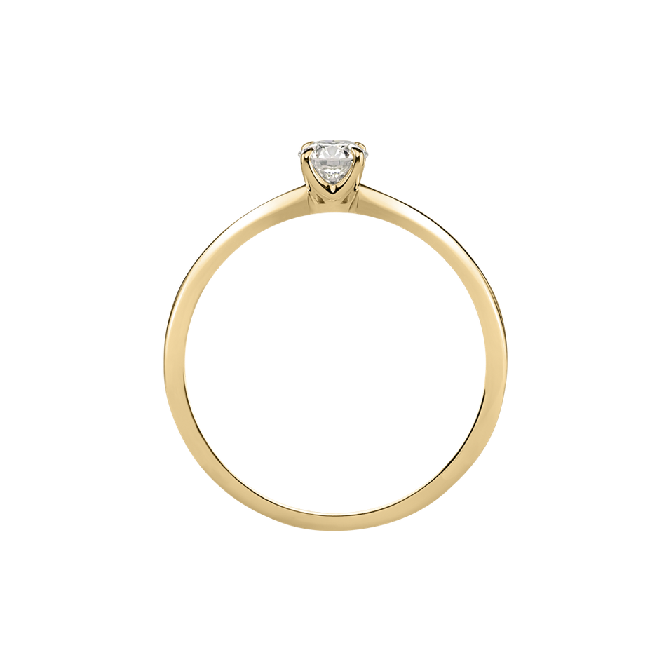 Prsten s diamantem One Love