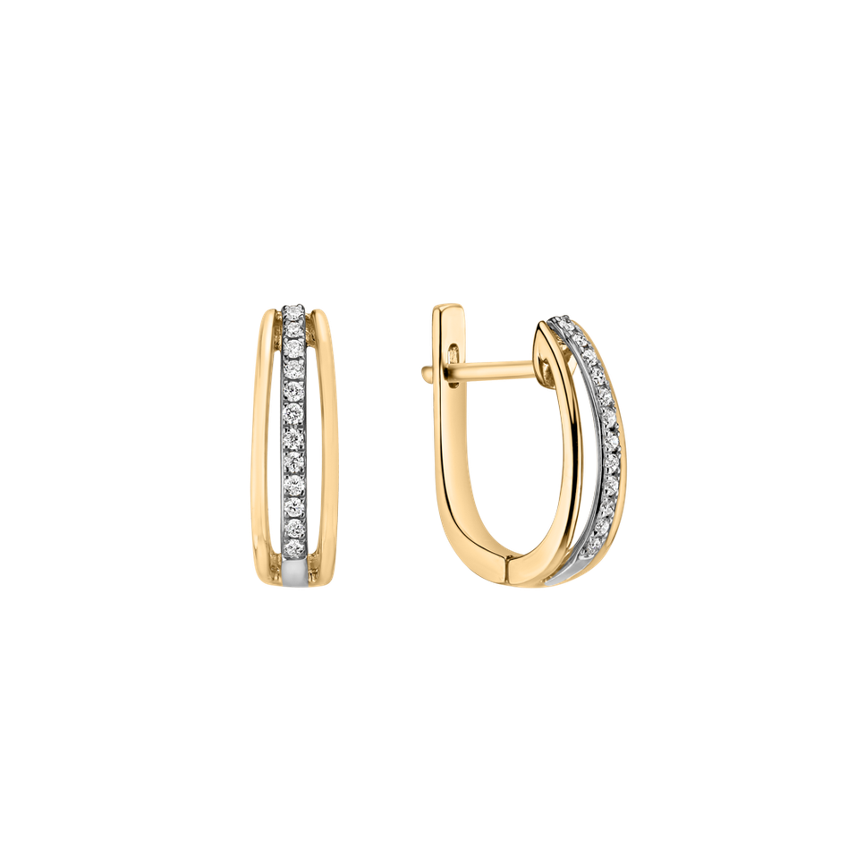 Náušnice s diamanty Night Sky