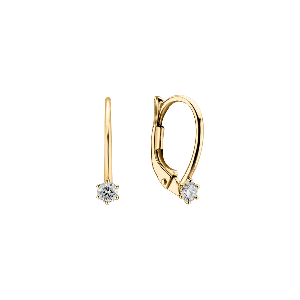 Náušnice s diamantem Everyday Glow