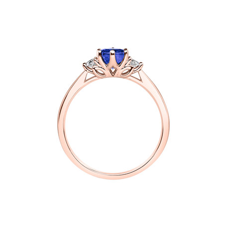 Prsten s tanzanitem a diamanty Midnight Serenity