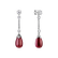 Náušnice s rubínem a diamanty Kingdom of Sadness3