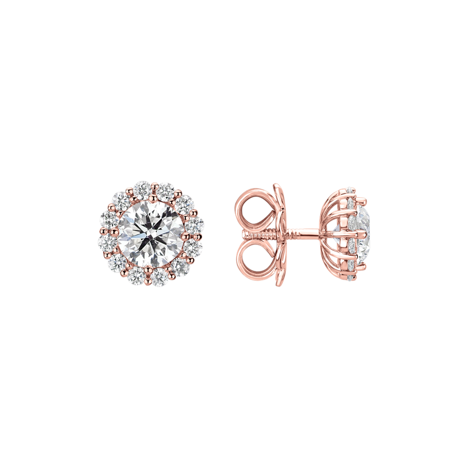 Náušnice s diamanty Bloom Spark