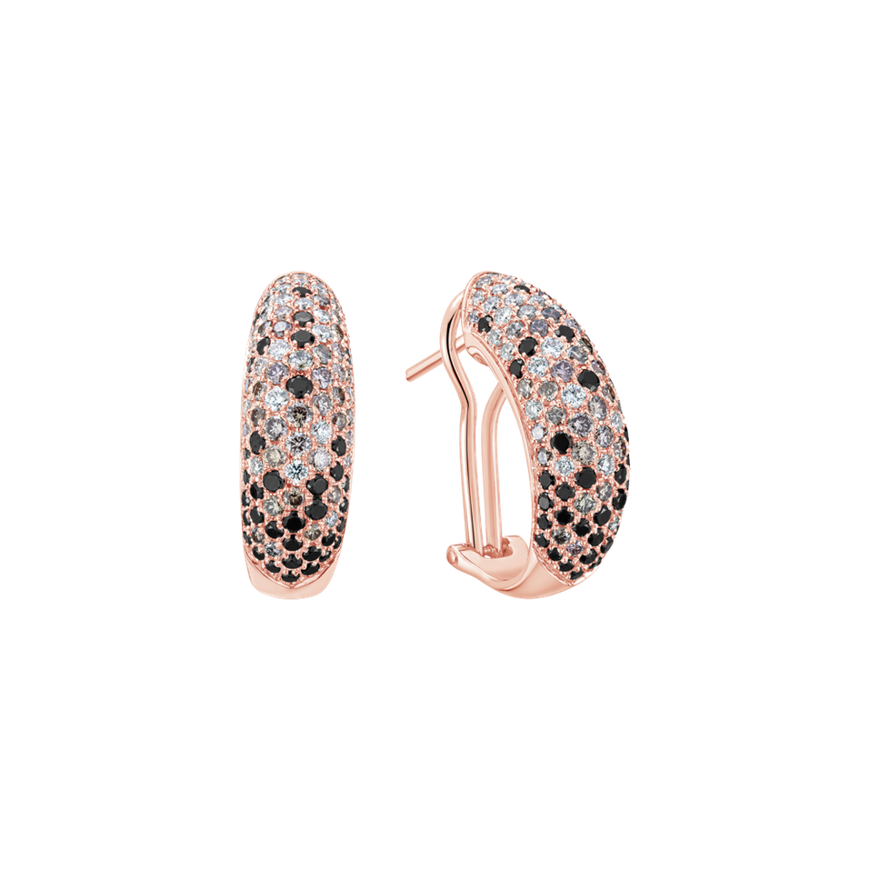 Náušnice s diamanty Inferno Night