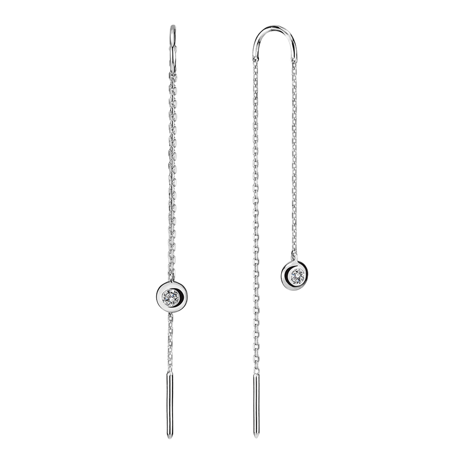 Náušnice s diamantem Thazen