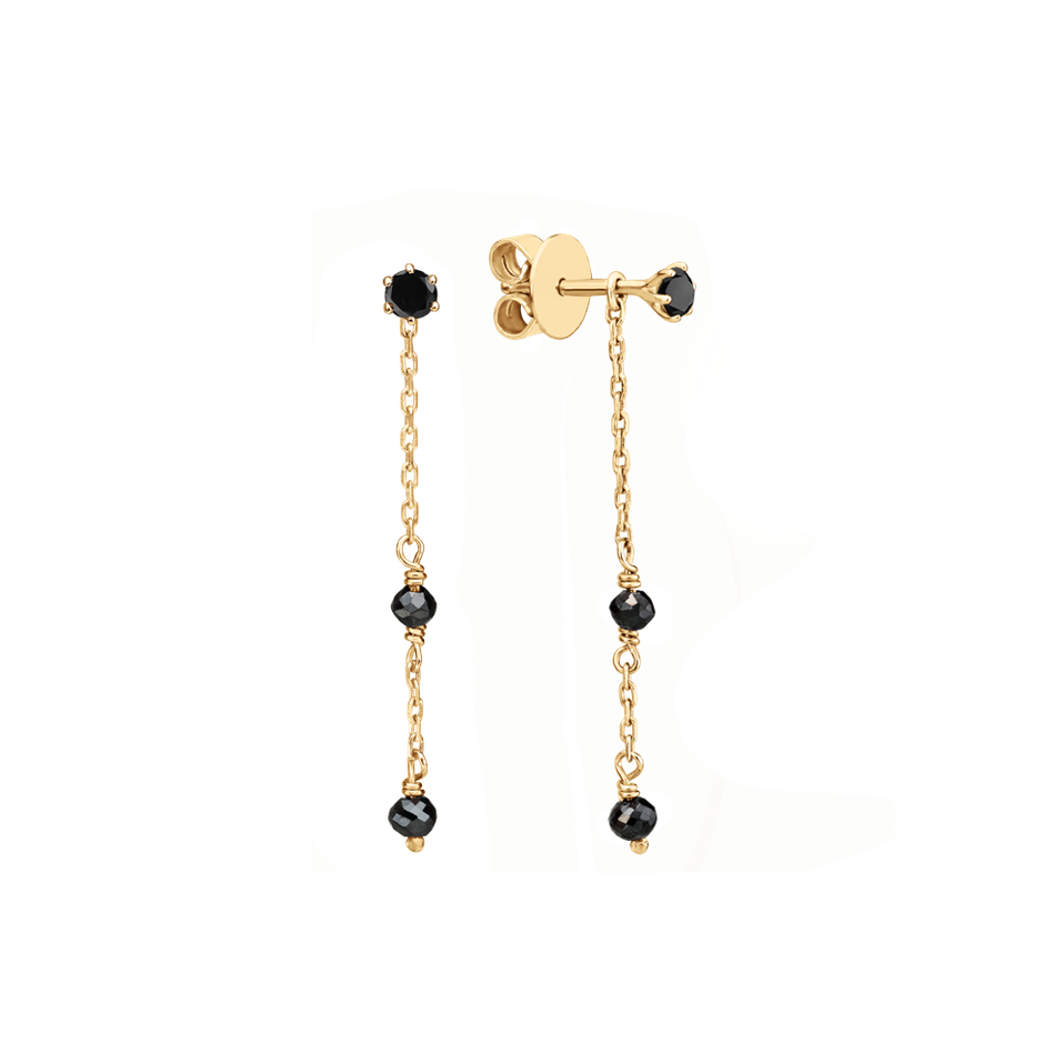 Náušnice s diamanty Glance of Night