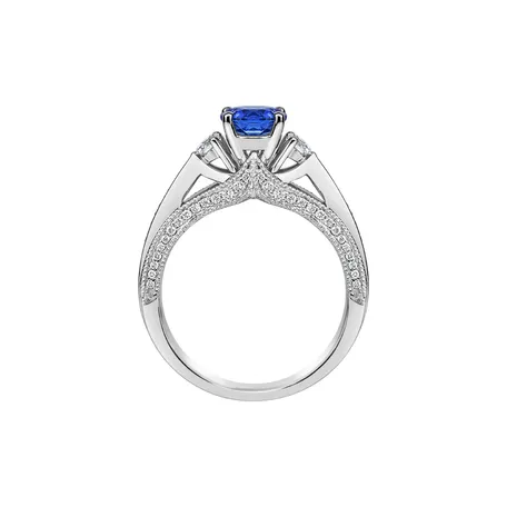 Prsten s diamanty a Tanzanitem Graciana