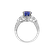 Prsten s diamanty a tanzanitem Selina3