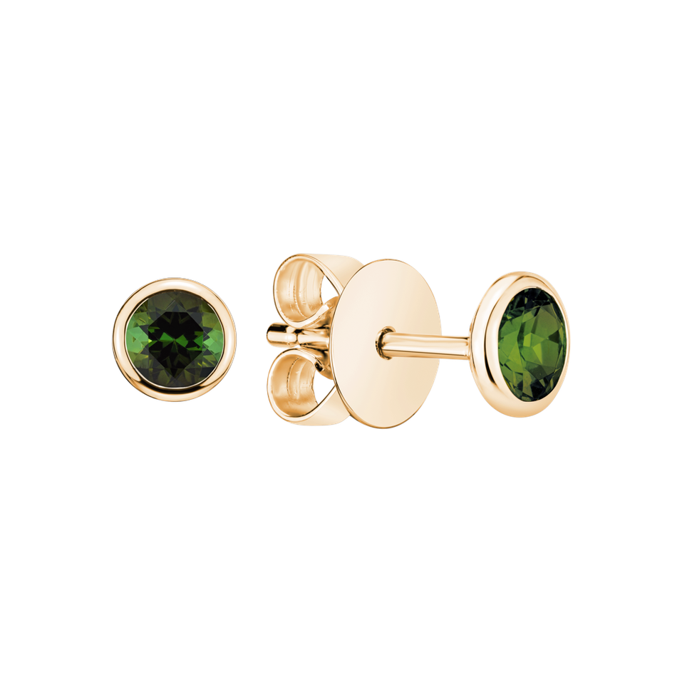 Náušnice s turmalínem Shiny Dots