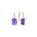 Náušnice s diamanty a ametystem Carlotta3