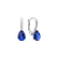 Náušnice s diamanty a tanzanitem Tearfall3