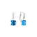 Náušnice s diamanty a topazem Calliope3