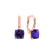 Náušnice s diamanty a ametystem Calliope3