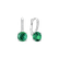 Náušnice s diamanty a smaragdem Carlo3