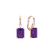 Náušnice s diamantem a ametystem Royal Cordelia3