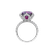 Prsten s diamanty a rhodolitem Fire of Life3