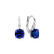 Náušnice s diamantem a safírem Cassian3