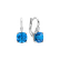 Náušnice s diamantem a topazem Cassian3