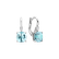 Náušnice s diamantem a akvamarínem Cassian3
