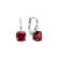 Náušnice s diamantem a rubínem Cassian3