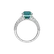 Prsten s diamanty a turmalínem Seafoam Spark3