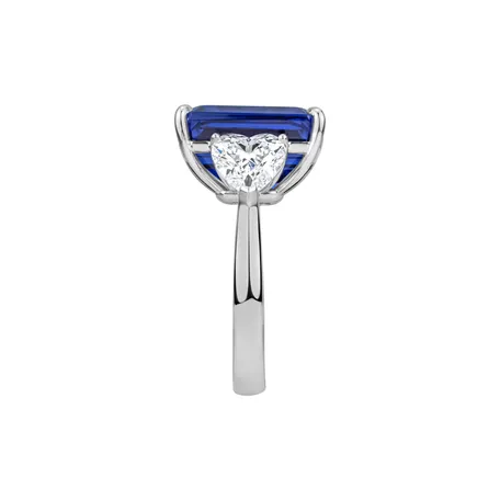 Prsten s diamanty a tanzanitem Egbert
