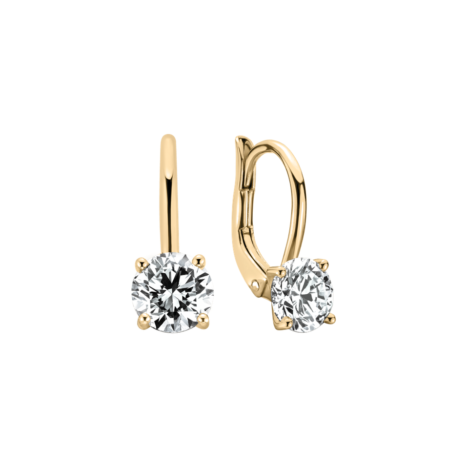 Náušnice s diamantem Gleam