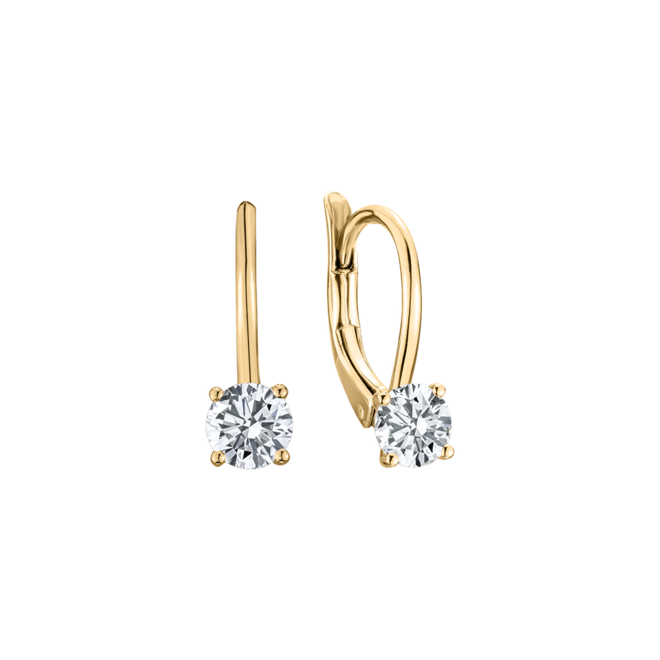 Náušnice s diamantem Gleam