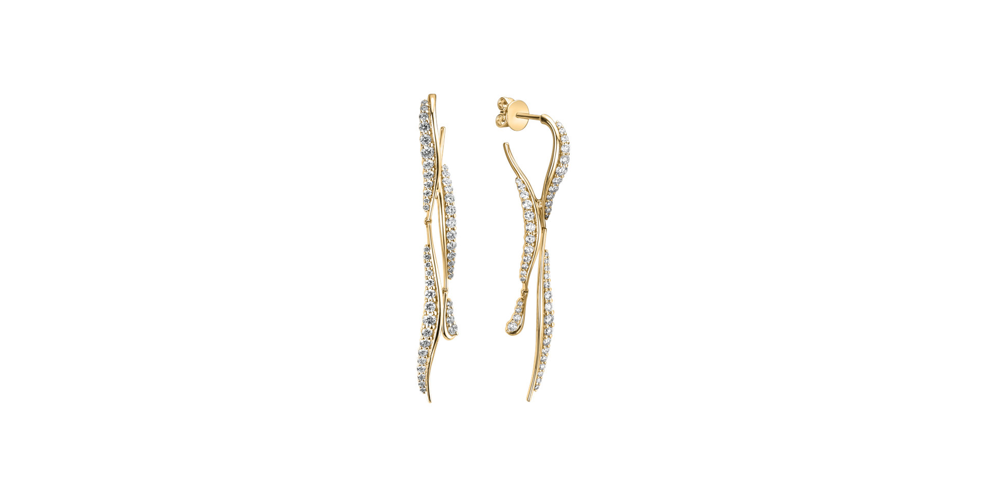 Náušnice s diamanty Aurrora Falls