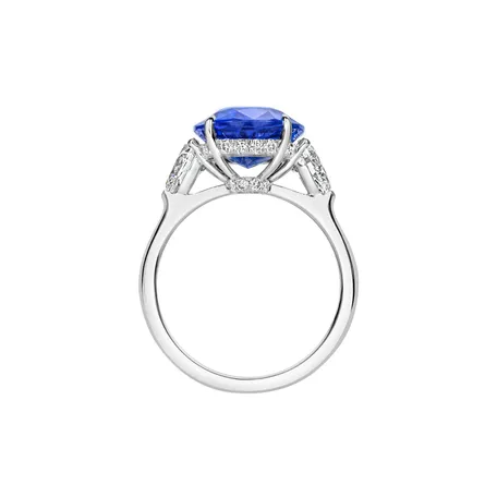 Prsten s diamanty a tanzanitem Elvianne