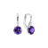 Náušnice s diamantem a ametystem Noctir2