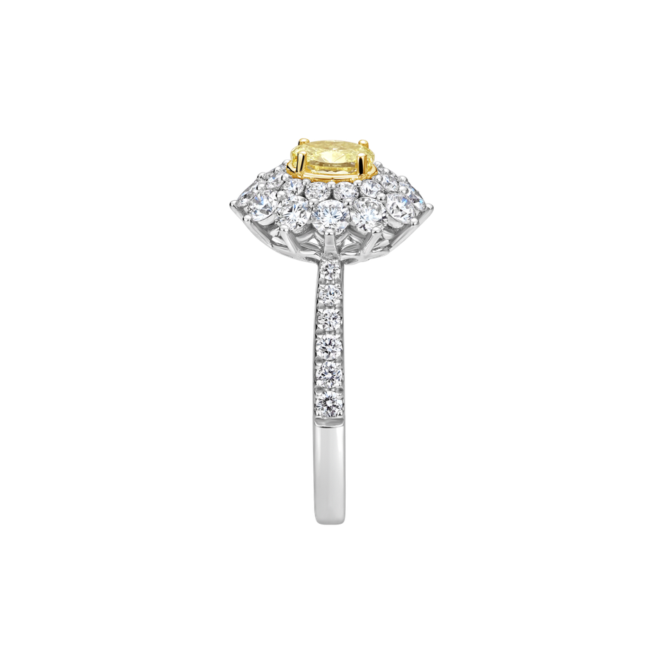 Prsten s diamanty Soleil Royale