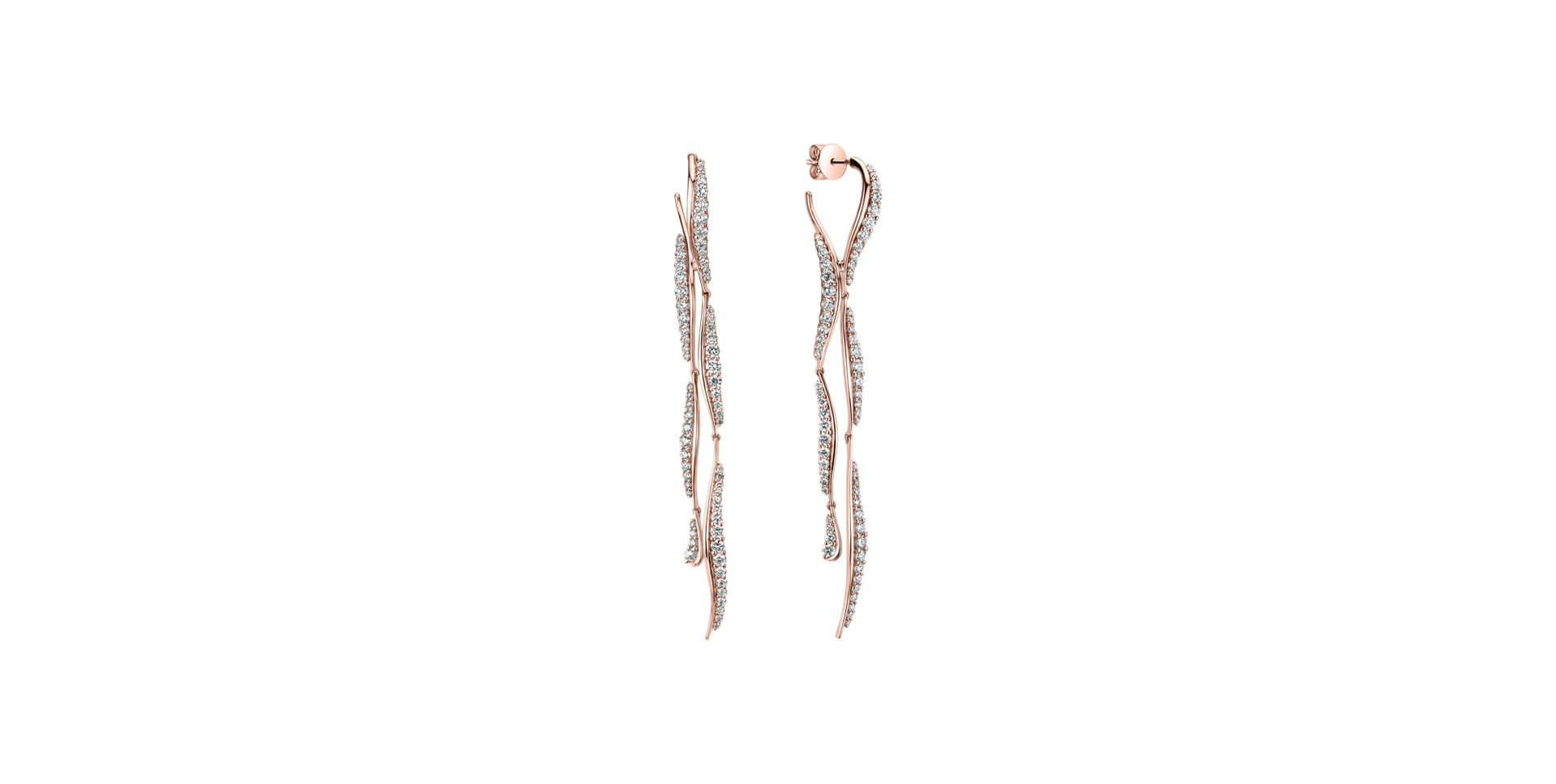 Náušnice s diamanty Misty Falls