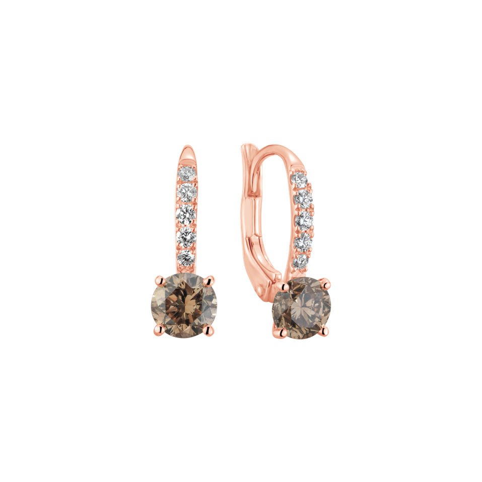 Náušnice s diamanty Evoria