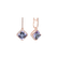 Náušnice s diamanty a ametystem Starlight Cascade3