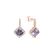 Náušnice s diamanty a ametystem Starlight Cascade3