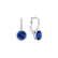 Náušnice s diamanty a tanzanitem Regal Elegance3