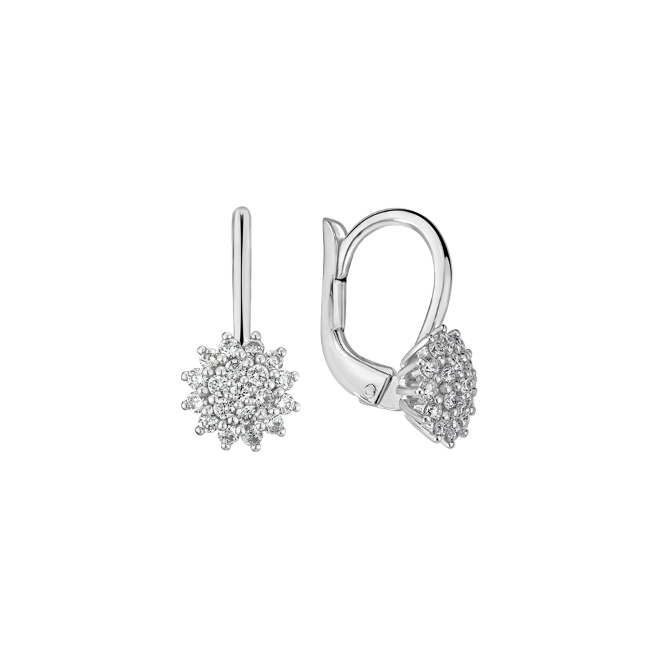 Náušnice s diamanty Midnight Sun