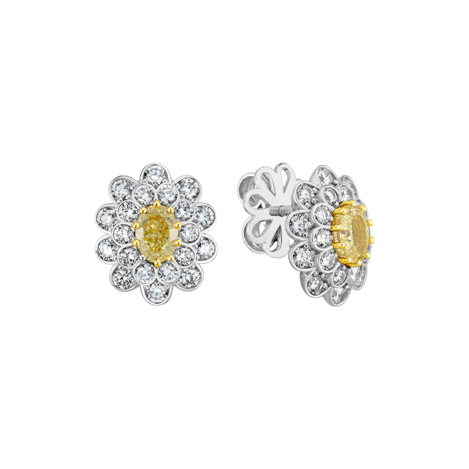 Náušnice s diamanty Florion