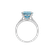 Prsten s diamanty a akvamarínem Azuralis3