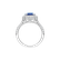 Prsten s diamanty a tanzanitem Ocean Depth3