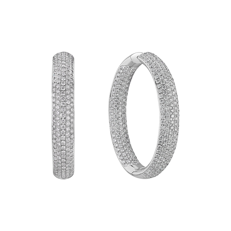 Náušnice s diamanty Solid Luxury