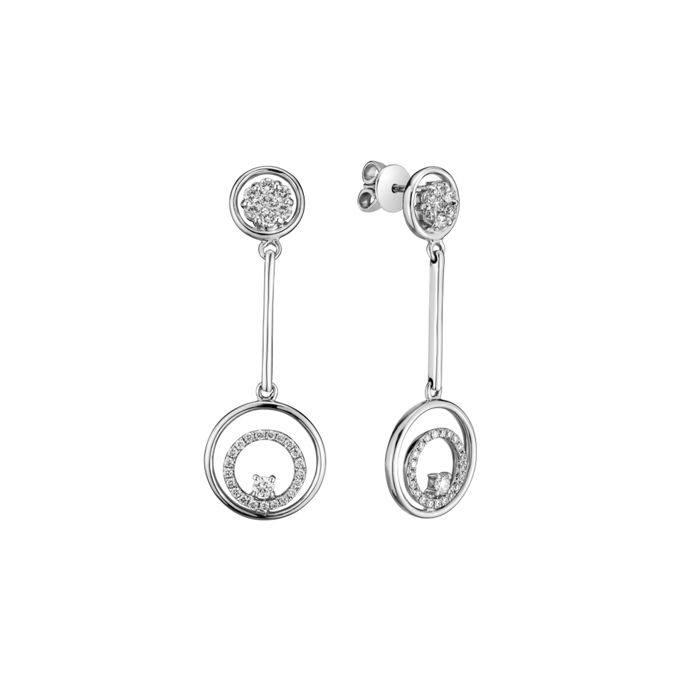 Náušnice s diamanty Fleta