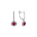 Náušnice s rubínem a diamanty Red Hope3