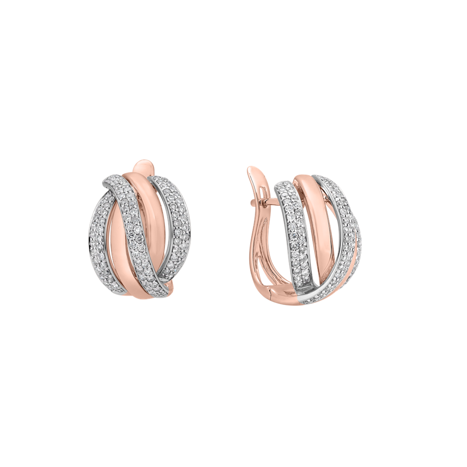 Náušnice s diamanty Festive Moment