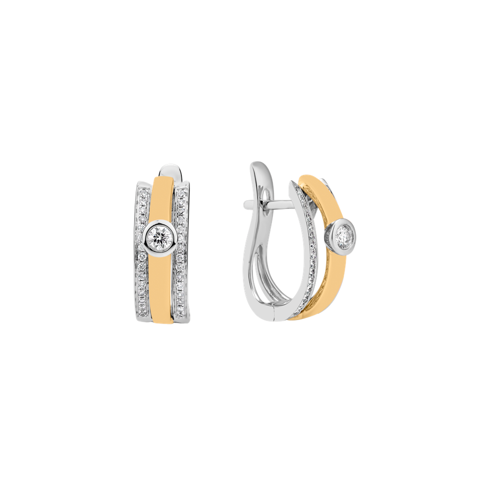 Náušnice s diamanty Fairytale Sparkle