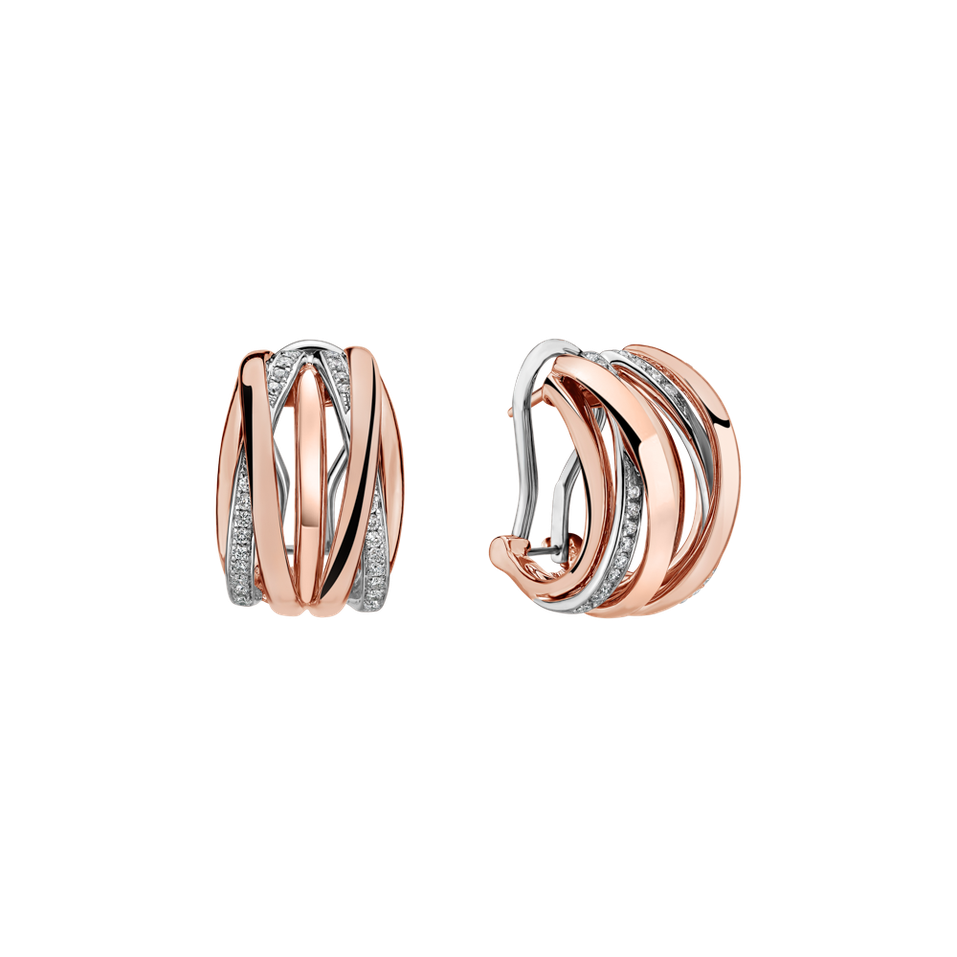 Náušnice s diamanty Luxury Pleasure