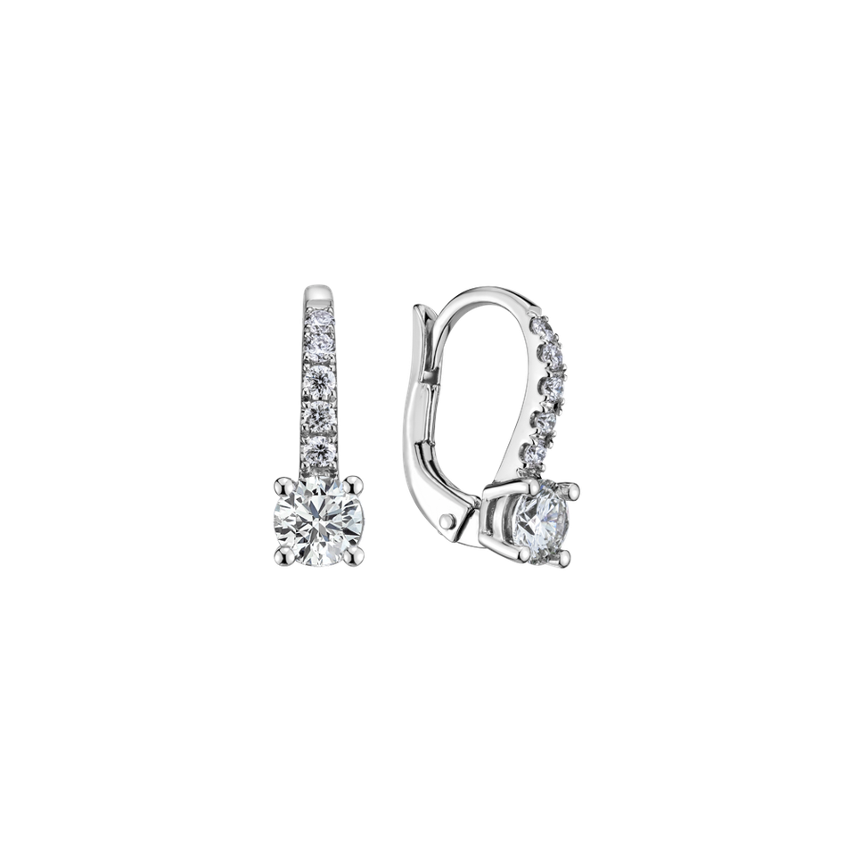 Náušnice s diamanty Fairytale Gentility